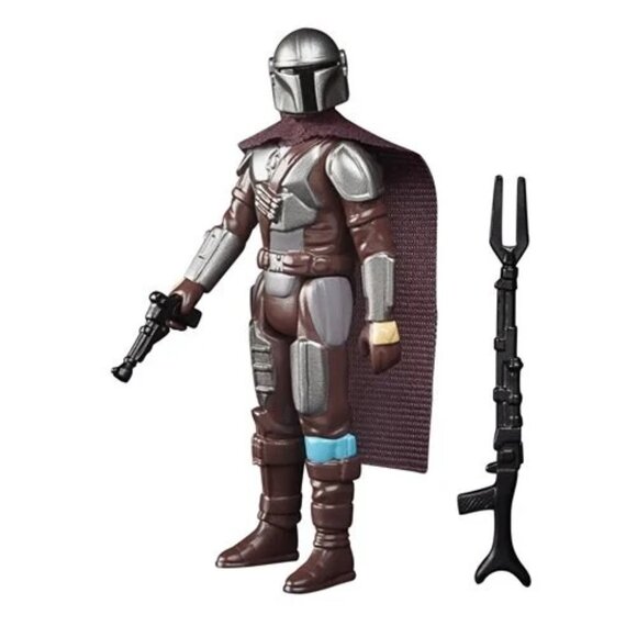 STAR WARS THE RETRO COLLECTION THE MANDALORIAN (BESKAR) 3 3/4" - Picture 5 of 6